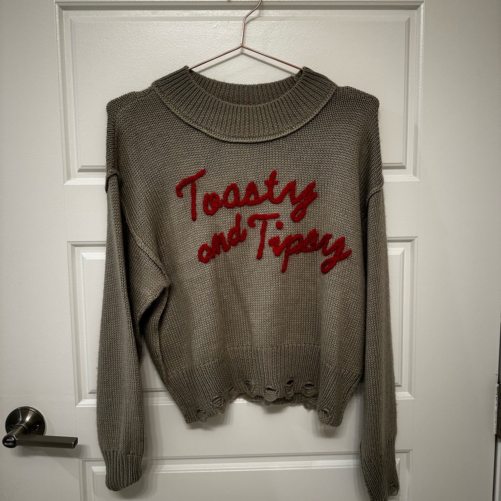 Wildfox Crew Neck Christmas Sweater